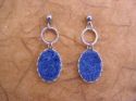 Denim Dangle Earrings E333